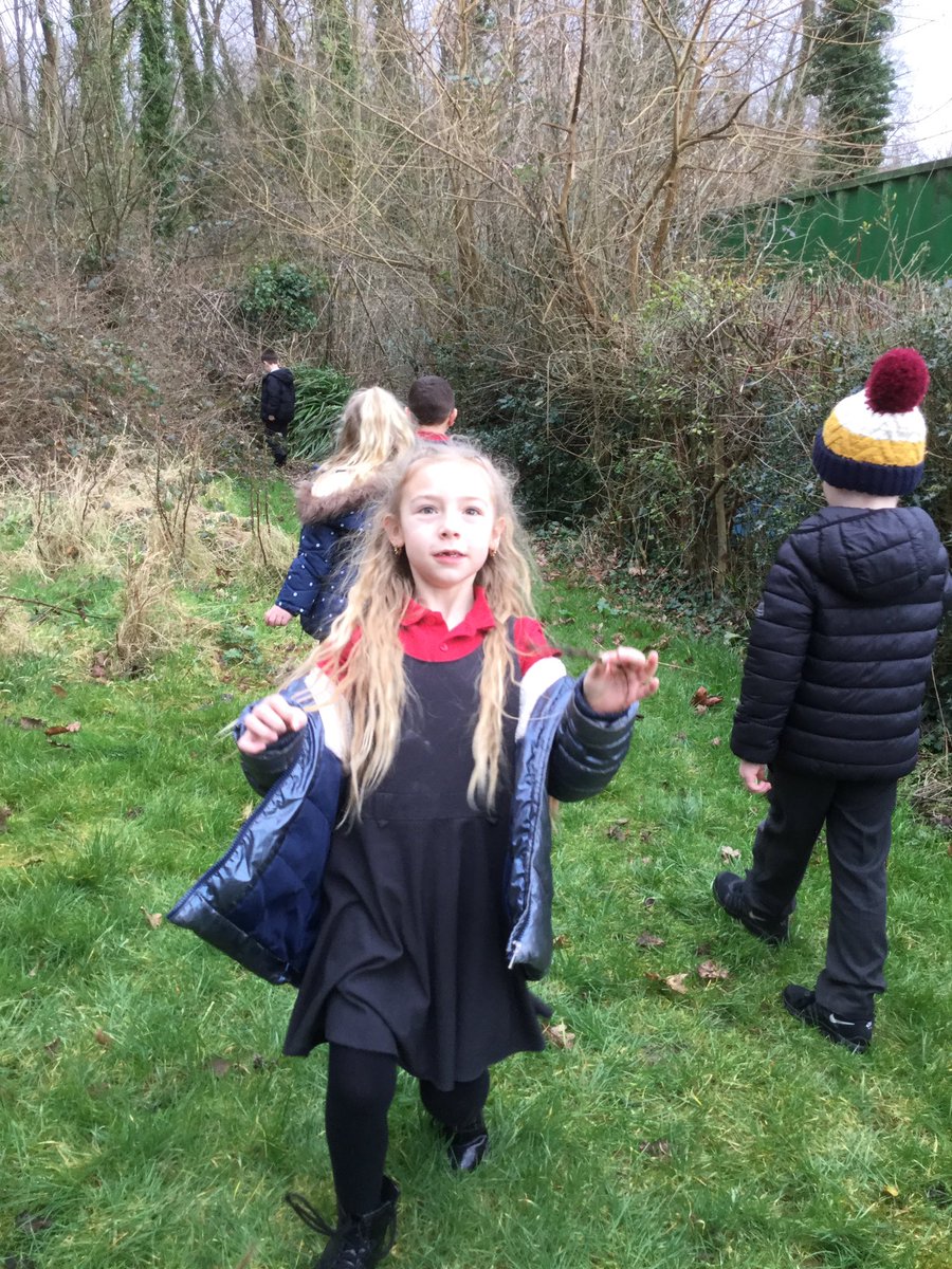 dosbarthcardiff's tweet photo. What a wonderful afternoon we have had exploring in our outdoor learning environment. We have been collecting natural objects to use in our classroom as part of our maths learning @LlanmartinPrim #outdoorlearning #nature #notjustastick https://t.co/UhyXydfhZ6