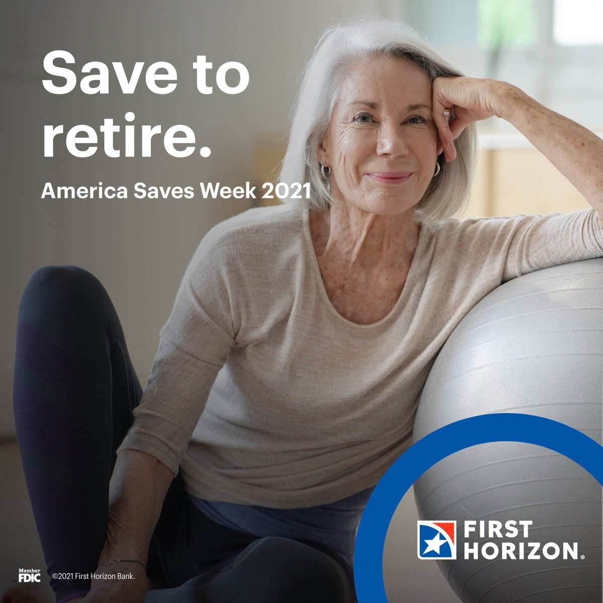 FirstHorizonBnk's tweet photo. Today's theme for @AmericaSaves is ‘Save to Retire’. Sign the pledge to save https://t.co/BiSdOMe11G or take our quiz to see how retirement ready you are! https://t.co/ovfnXHsxp5
#BetterTogether #ASW2021 #savetoretire https://t.co/qWEzcWRt6G
