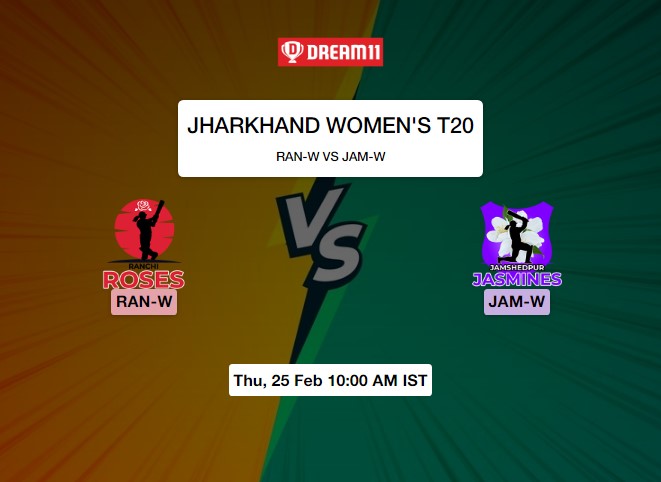fantasymantra's tweet photo. RAN-W vs JAM-W (Ranchi Roses Women vs Jamshedpur Jasmines Women), 3/4 Place Play off, Jharkhand Women’s T20 Trophy, 2021 – Fantasy Tips, Dream 11 Team

https://t.co/pY3ZT6DqId https://t.co/nwJbDTbPGe