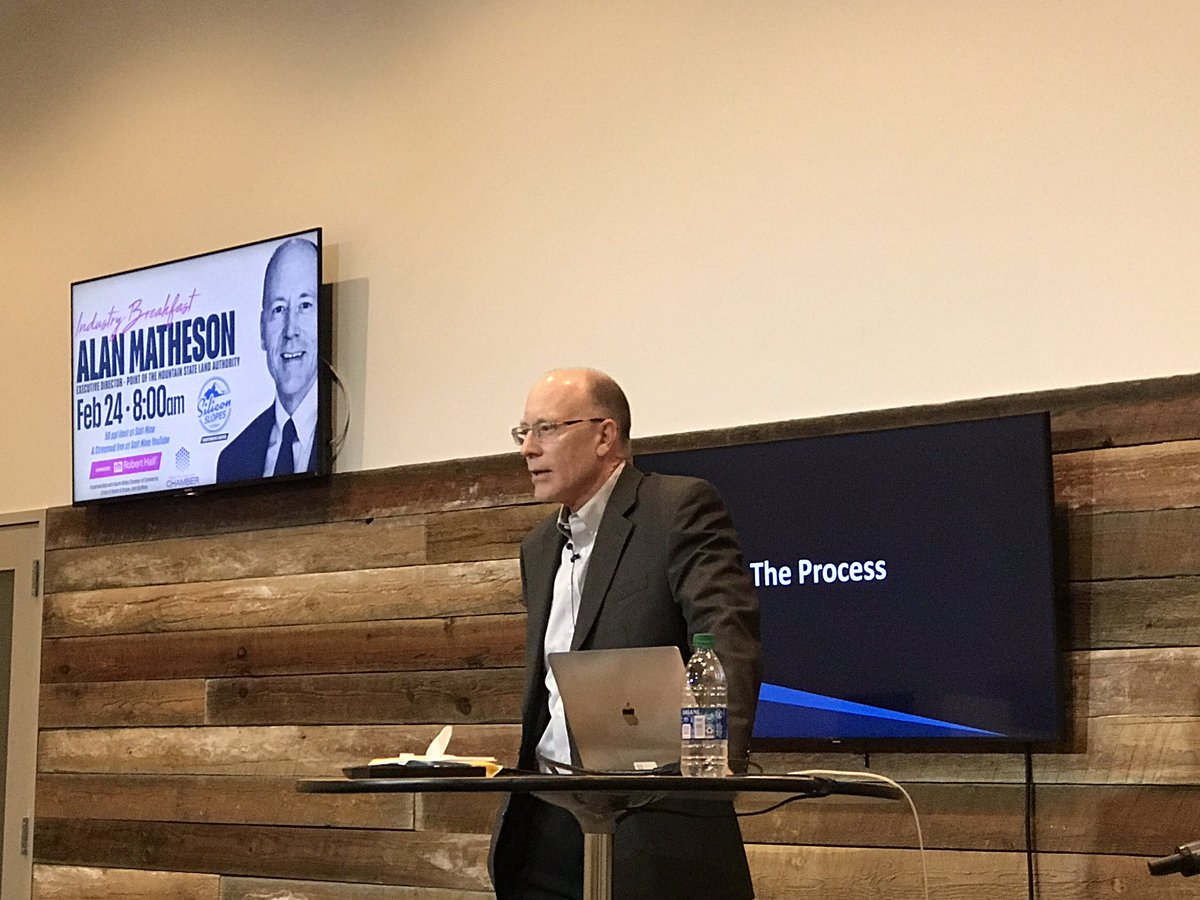 thepointutah's tweet photo. “We want this to be a model for the state.” - Executive Director Alan Matheson on the process to #MakeThePoint
@CoworkSLC @siliconslopes @SVUTChamber https://t.co/nR1xL3NKvB