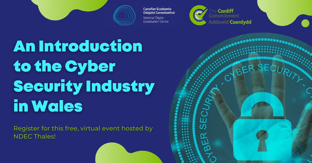 CdfCommitment's tweet photo. Join us on the 3rd March, 5pm when @ThalesNDEC will host an event talking all about the employment and educational opportunities within #cyber here in South Wales, and inspire you to consider its part in your future!

More info here 👉 https://t.co/FVd0HII9EY https://t.co/Ti4OSfuXXu