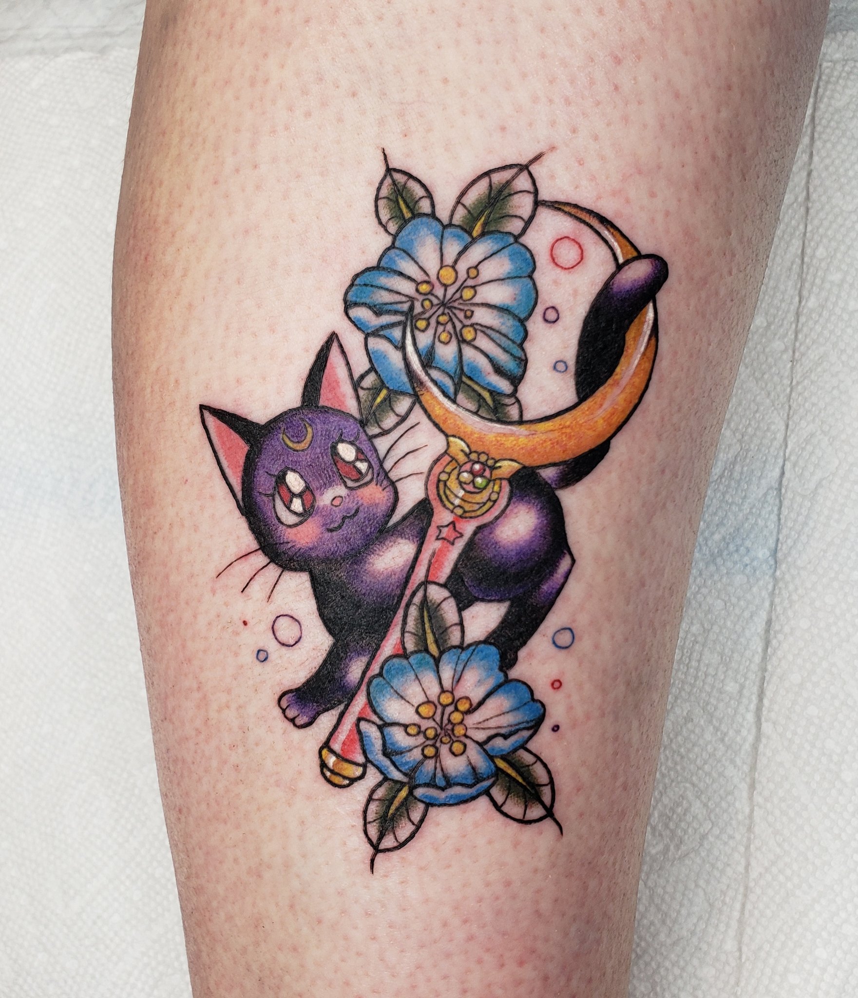 Super cute Sailor Moon and Luna  Liezyl Blair Tattoos  Facebook