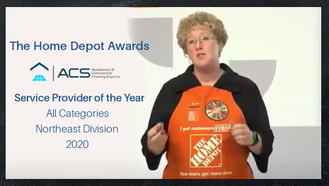 ACS_flooring's tweet photo. Another exciting announcement we had to share! @HomeDepot's Northeast Division has awarded ACS with the Service Provider of the Year in All Categories for 2020. Check out our YouTube page to hear this special announcement firsthand: https://t.co/av9ZgZ7OJG
#ACSstrong https://t.co/GVQ4uaPgTp