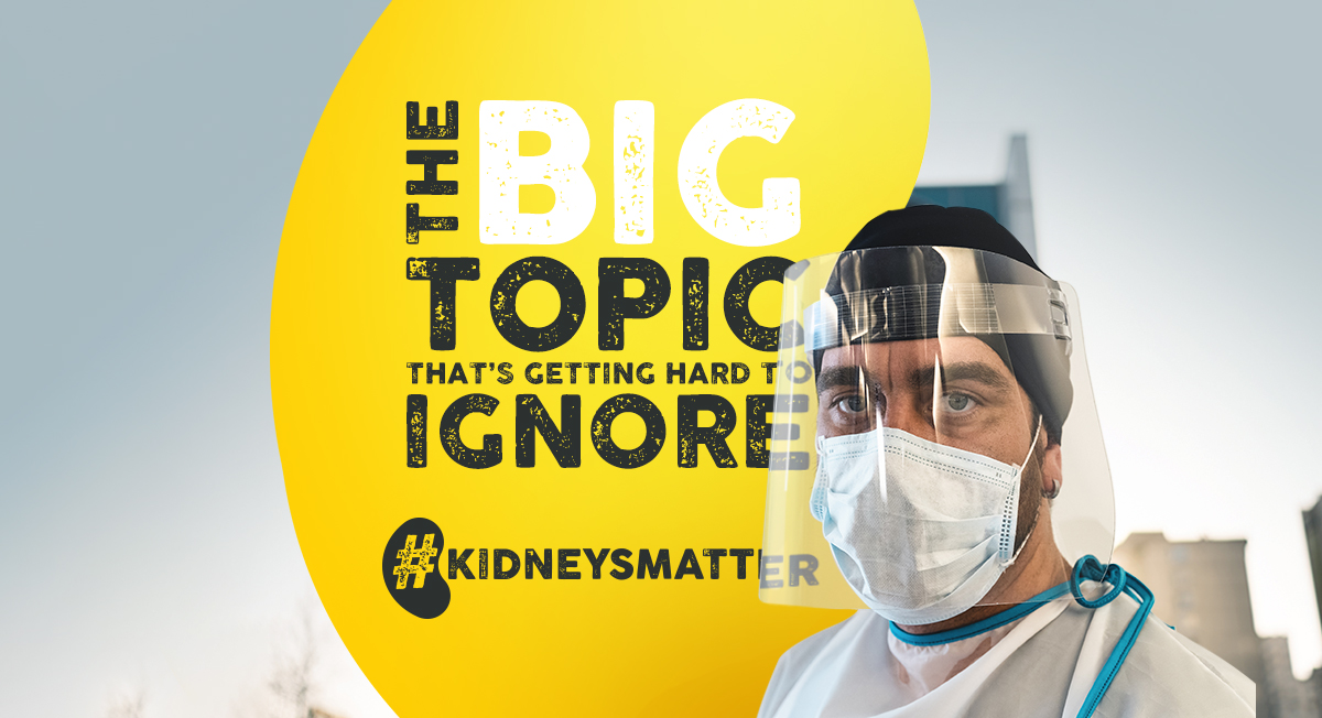 The #COVID19 pandemic has had a huge impact on the kidney community.

It's creating new kidney patients with many serious cases leading to kidney damage. 

It's getting harder to ignore. 

Help us spread awareness this #WorldKidneyDay worldkidneyday.co.uk #KidneysMatter