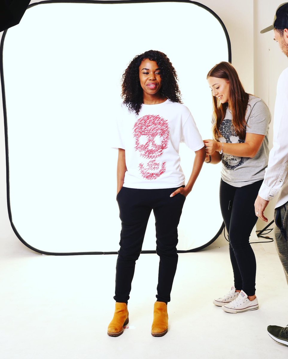 Anyone who says there’s no such thing as a dream job clearly hasn’t met the person who gets to style our #nofuchsgiven photo shoots. ⁠
⁠
Work. Love. Play. The #NFG way.

#bts #behindthescenes #livelifeNFG #skullgear #nyfashion #ukfashion #UKMade #skulls #skulltee #edgyfashion