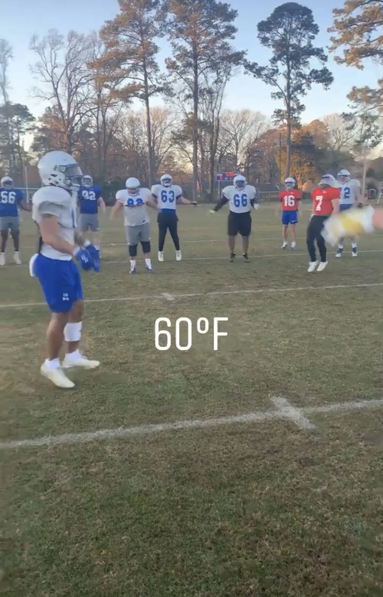 cnu_football's tweet photo. a couple of views from our #takeovertuesday with @bdizon2019 yesterday 💯 https://t.co/FW2Ijywl2q