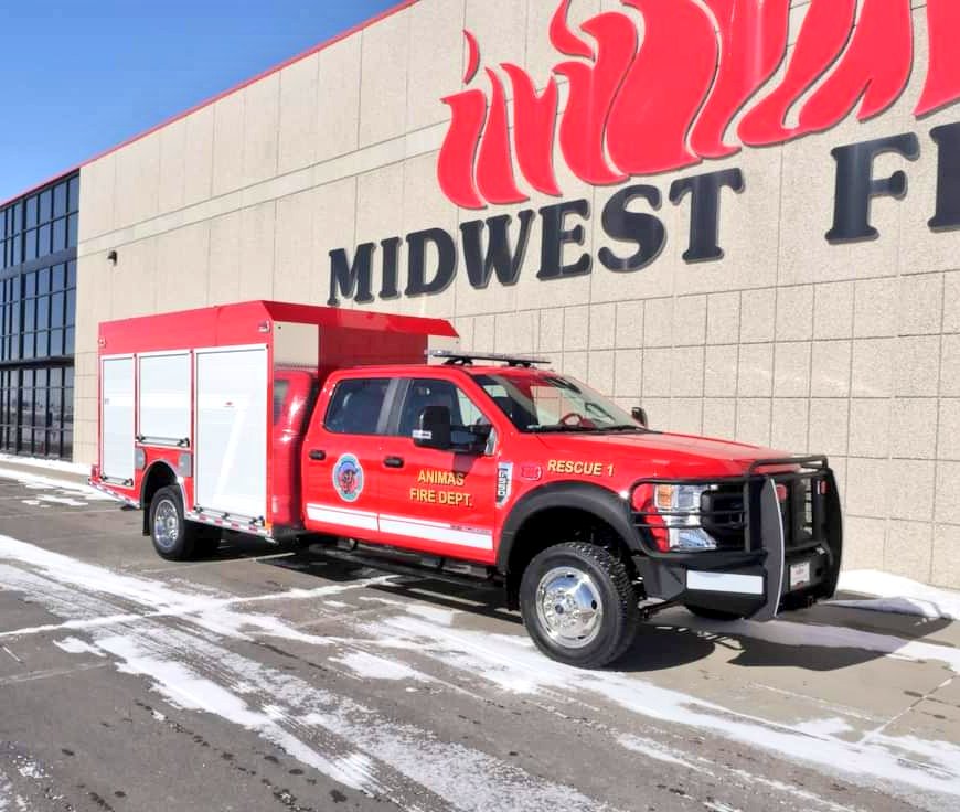Animas Vol. Fire &amp; Rescue Dept. has taken delivery of a Midwest Fire Quick Attack. This truck features a 330 hp Ford F-550 chassis, 300 gallon tank &amp; Darley 2BE-18V pump. This is the 5th truck into Hidalgo county. Thank you for the repeat business! 
midwestfire.com/delivery/3065/