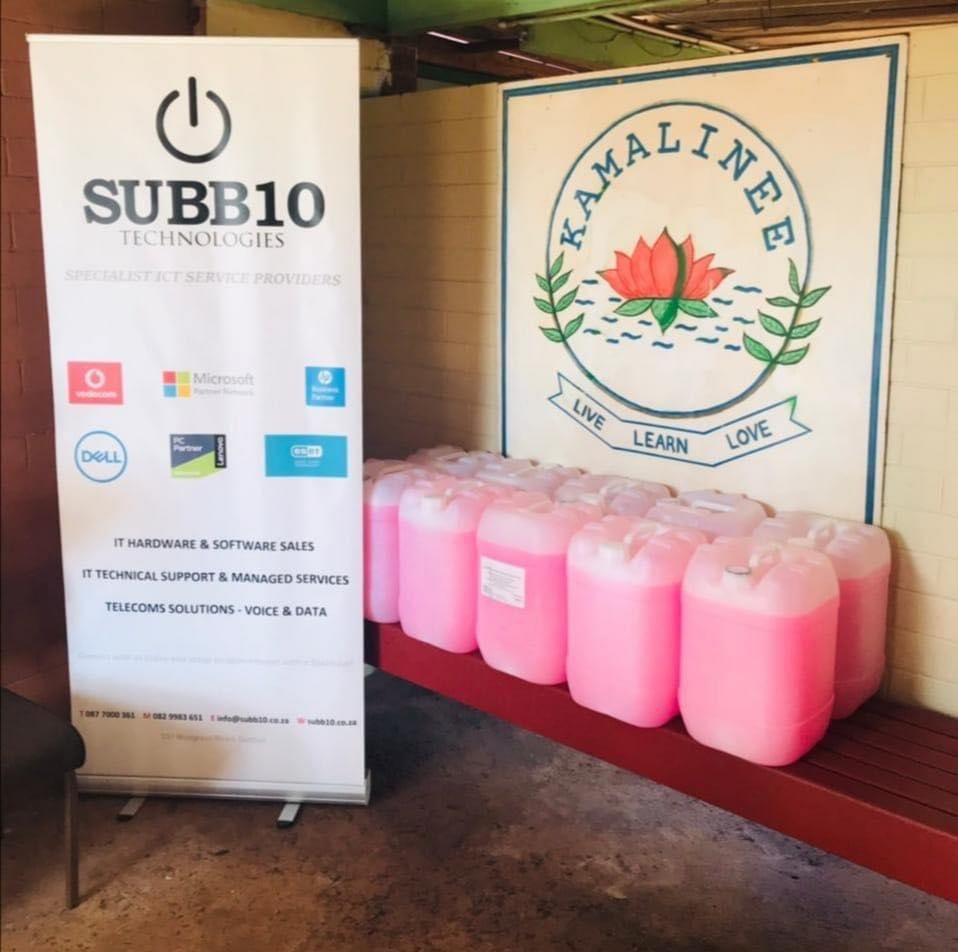 SUBB10tech's tweet photo. SUBB10 Cares !

With the reopening of schools next week, we were glad to be able to sponsor Kamalinee Primary school in Isipingo with PPE for the pupils and teachers!

Stay Safe to all the learners and teachers !

#subb10technologies #staysafe #kamalineeprimaryschool https://t.co/dyomnkYI6G