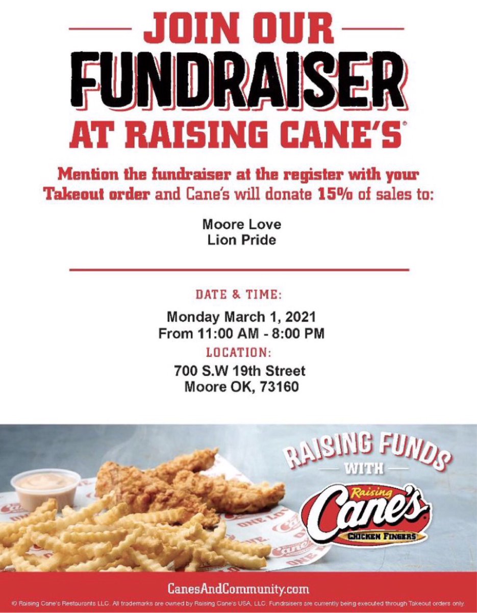 MooreLoveMHS's tweet photo. Our fundraiser has been rescheduled!  Please share with friends and family. https://t.co/C09Uk1a38C