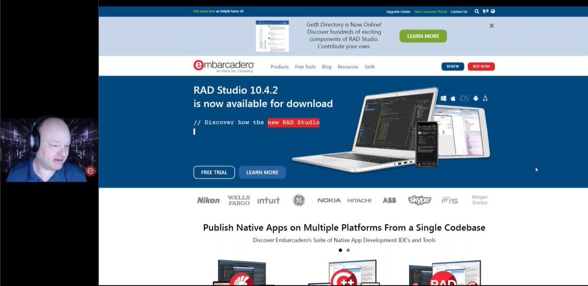 landersongomes's tweet image. Oficializado agora, RAD Studio 10.4 release 2. A versão 10.4.2 traz melhorias e novos recursos. Confira no site da Embarcadero.
#delphi26th #delphi #radstudio