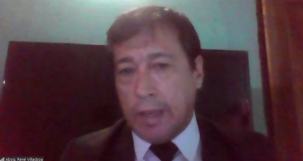 El Sr. René Villasboa, director general del Observatorio Legislativo 🇵🇾, presenta las diferentes prácticas que se han establecido en el <a href="/SenadoresPy/">SenadoPy</a> para implementar la #Agenda2030 y cómo han logrado un mayor impacto en la participación ciudadana.