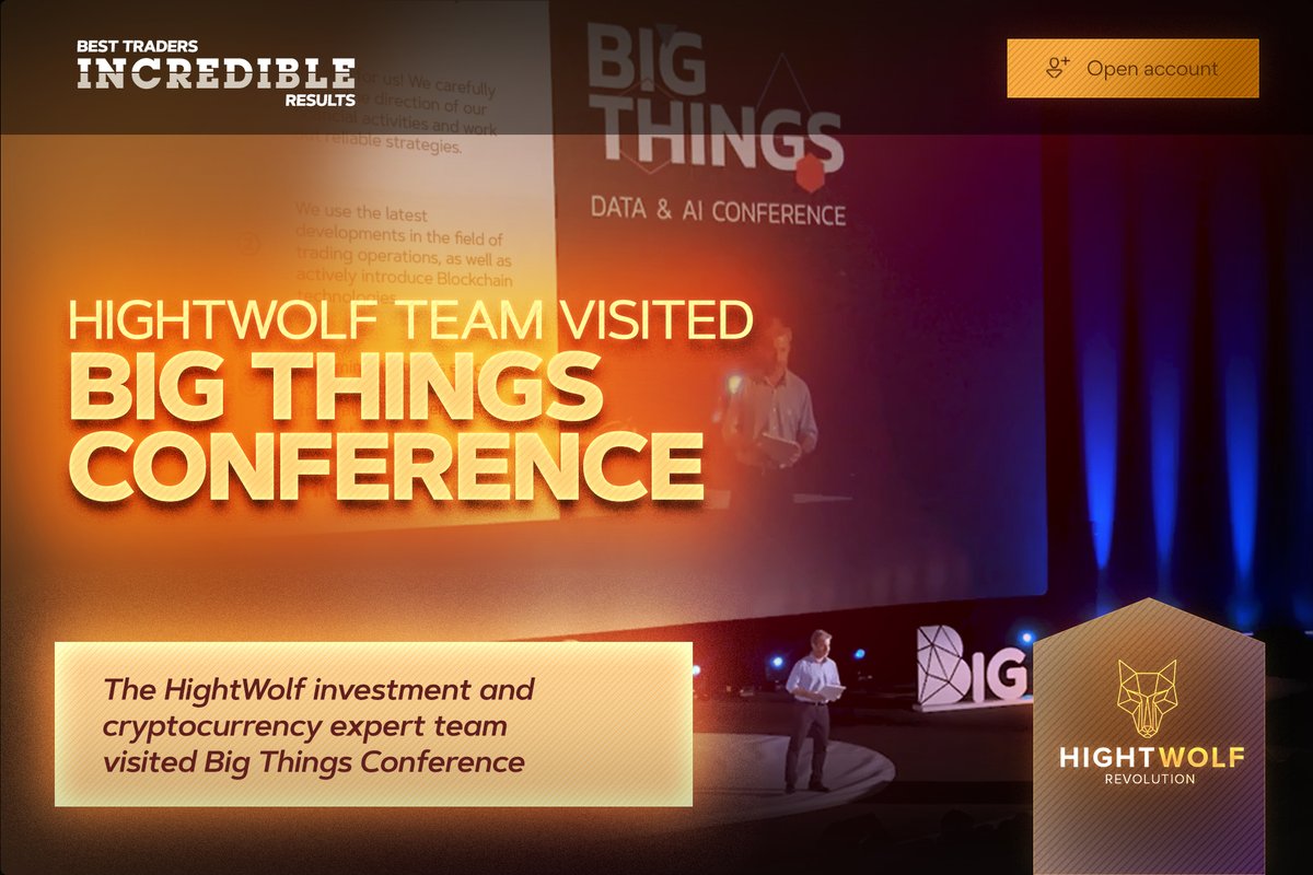 WolfHight's tweet photo. ℹ️THE HIGHTWOLF INVESTMENT AND CRYPTOCURRENCY EXPERT TEAM VISITED BIG THINGS CONFERENCE.

more: https://t.co/0ACoy1vnSY

#hightwolf #bigthings https://t.co/66bh0m79t7