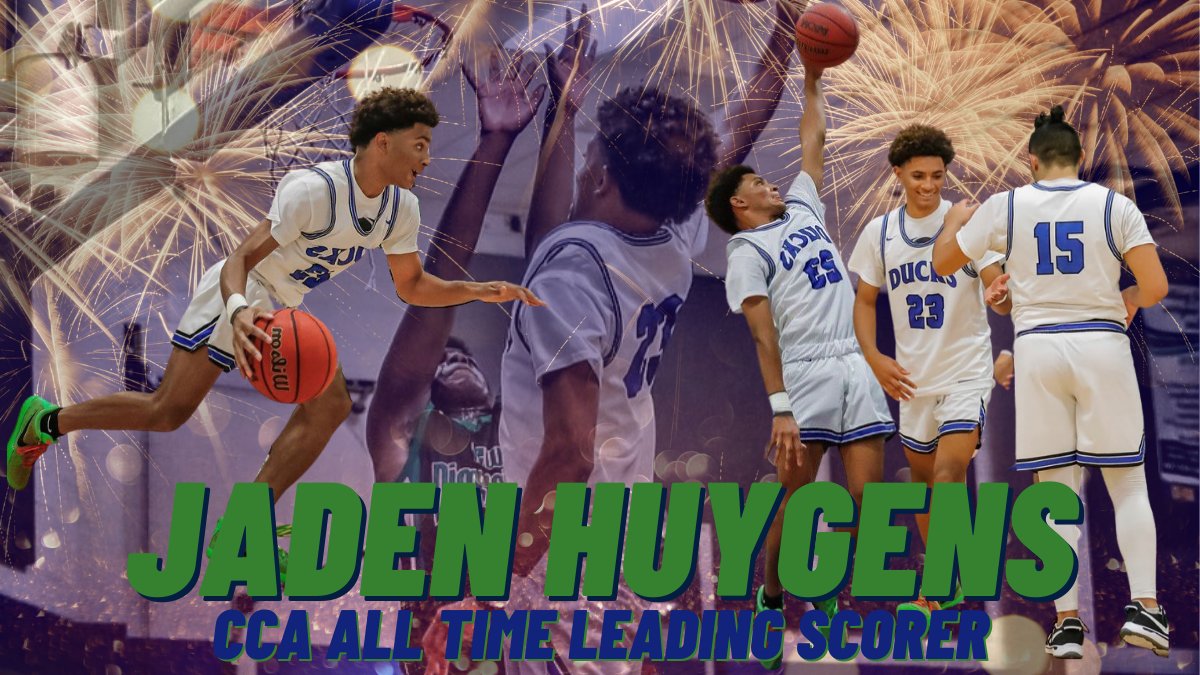 4A_Athletics's tweet photo. 🎉🎉🥳Congrats  
2023 Guard Jaden Huygens, @HuygensJaden, 
on becoming the Cornerstone Charter Academy, @CCADucksBBall, 
All-Time Leading Scorer!

It was tough with quarantine &amp; missing games but he stood tall &amp; accomplished a goal he set in 6th grade.

#AwakenTheGreatnessWithin https://t.co/xnf01R1dS0