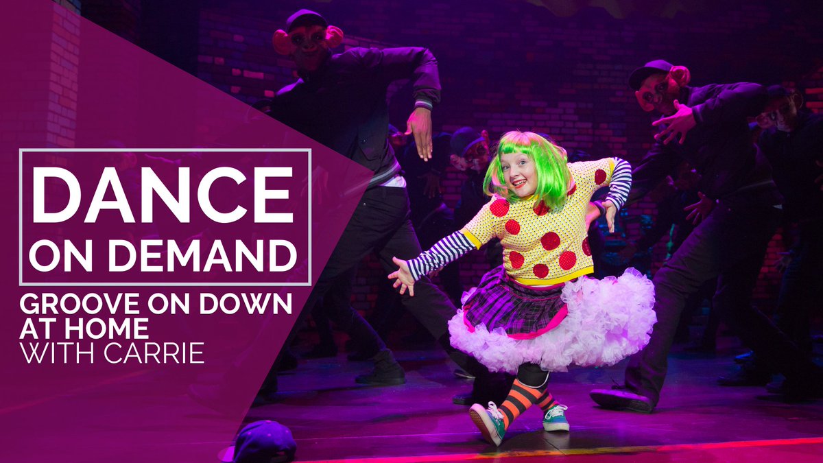 ZooNationUK's tweet photo. It’s the last in the series! Join Groove on Down the Road's assistant director and choreographer @CarrieAnneIng and delve into the Wicked Witch's layer! 
Free beginners class for all the family this Friday at 3pm. 
https://t.co/R8DLOgmhKW
#GrooveAtHome https://t.co/v71NrXJ83b