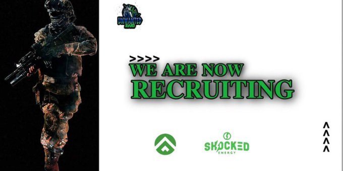 UnwantedAggroGG's tweet photo. We are looking for:

•Warzone players 
•Streamers
•Content Creators
•Halo Roster
•Gears Roster
•Valorant Roster
• Rogue company roster
If you’re interested within the following positions be sure to message us!!! retweet appreciated https://t.co/JKi1E07Hq8