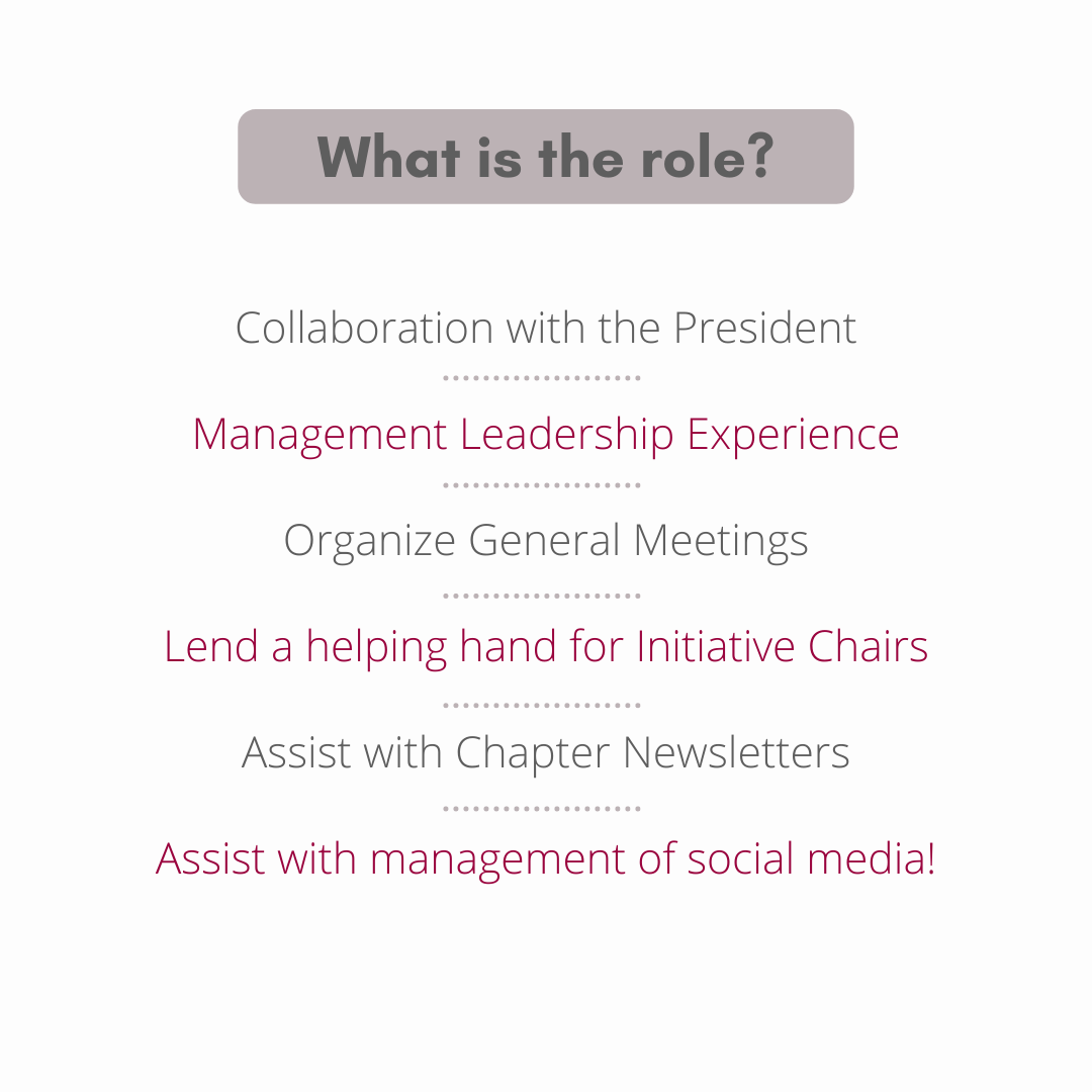 UTT_SNPhA's tweet photo. SNPhA Leadership Series - Vice President! The VP has the role of helping in the management of our organization. This position will have some more time commitment, but if you're interested in a higher level leadership position consider the VP! https://t.co/fLUjrHJziW
