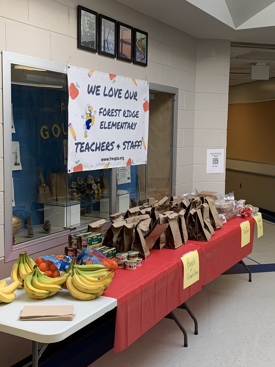 Thanks to our amazing <a href="/frespta/">FRES PTA</a> for a great welcome back breakfast this morning for our staff. We are so lucky.