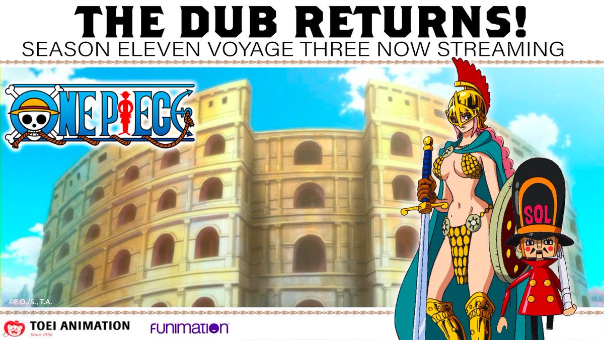 One Piece Us Take A Deeper Dive Into The Dressrosa Dub Reminder That Onepiece Season 11 Voyage 3 Is Now Streaming On Funimation T Co 3o79kf2uwf T Co Tcecrbqj3l