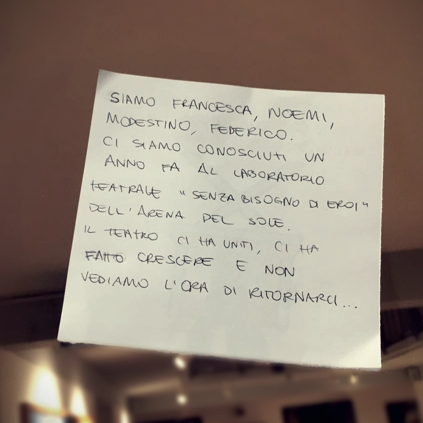 ERT_Teatro's tweet photo. 𝗙𝗔𝗖𝗖𝗜𝗔𝗠𝗢 𝗟𝗨𝗖𝗘 𝗦𝗨𝗟 𝗧𝗘𝗔𝗧𝗥𝗢! 
Grazie a tutte e a tutti ♡
@ass_unita https://t.co/ggyYLn8qKr