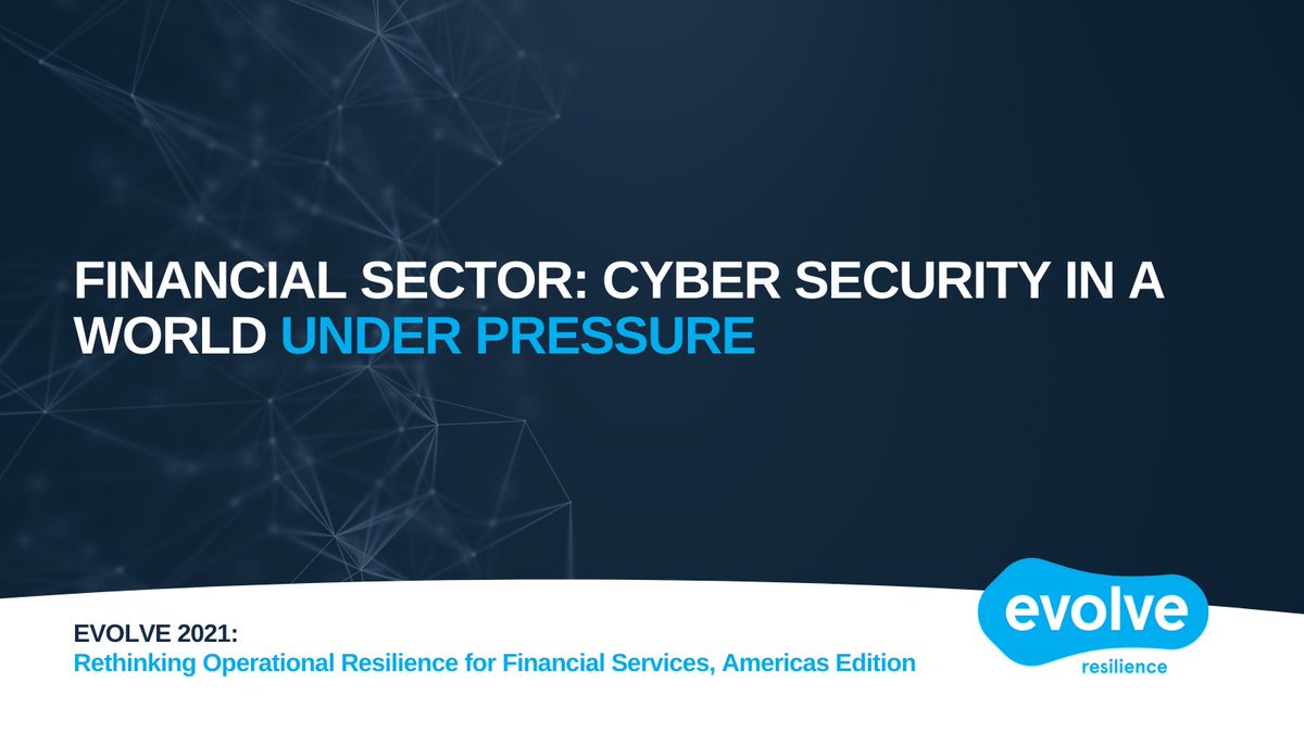 EVOLVE_Series's tweet photo. Next up! We have Anthony Long, Head of Threat Intelligence and Advisory Consulting at @Nettitude_group, speaking on the subject of 'Financial Sector - #cybersecurity in a world under pressure'

#evolveresilience https://t.co/Fnx4ZC5B2z