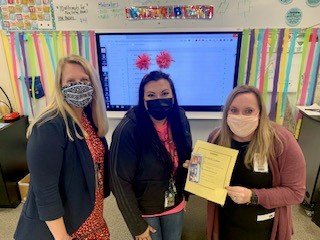 Congratulations to our Kiwanis Teacher of the Month-Mrs. Alina Rodriguez-5th grade teacher!!