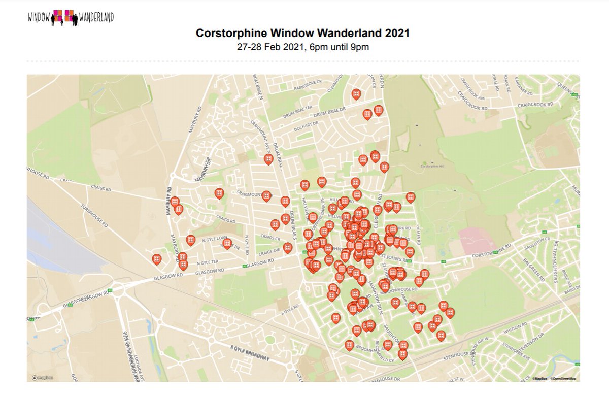 Our wanderland map is now available for download! Over 150 windows registered and we're still getting sign-ups so you make sure to check that you have the most up to date copy before you go on your walk. You don't need to print out as it downloads on to phones too : )