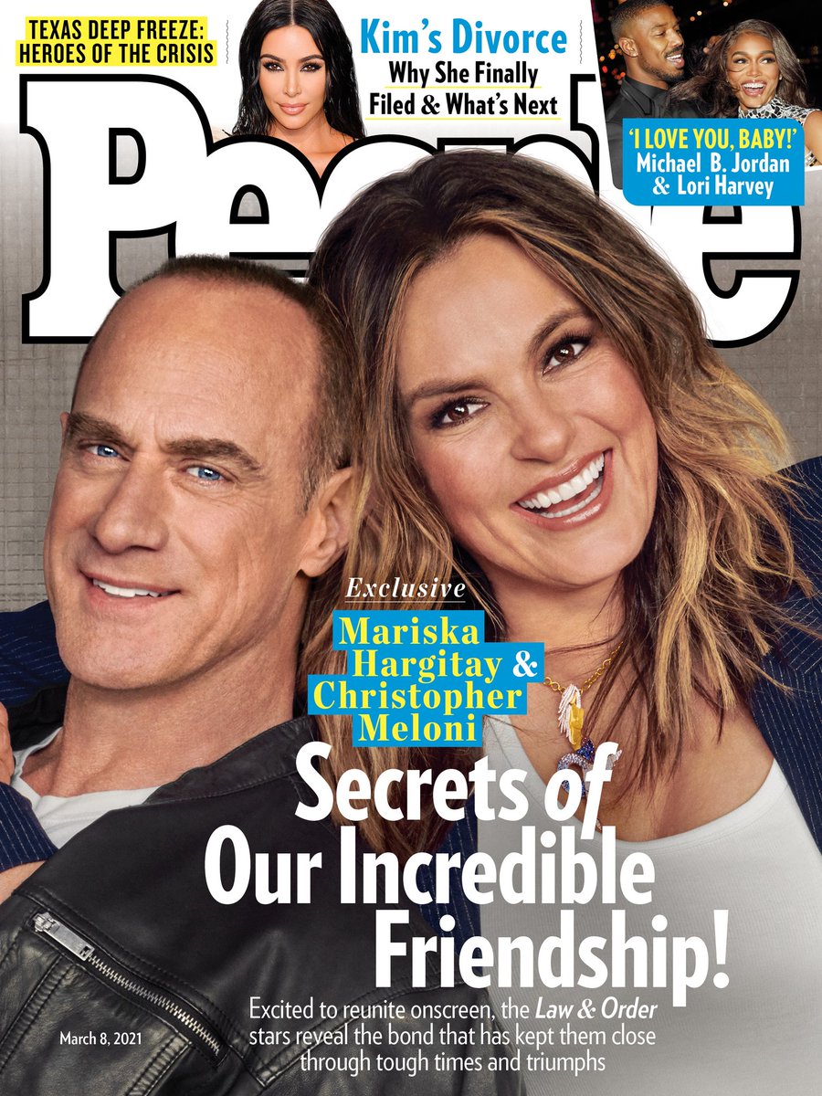 Bensler forever. <a href="/Chris_Meloni/">Chris Meloni</a> and @Mariska talk #SVU, #OrganizedCrime, and their enduring friendship with @People. Pick up a copy this Friday.