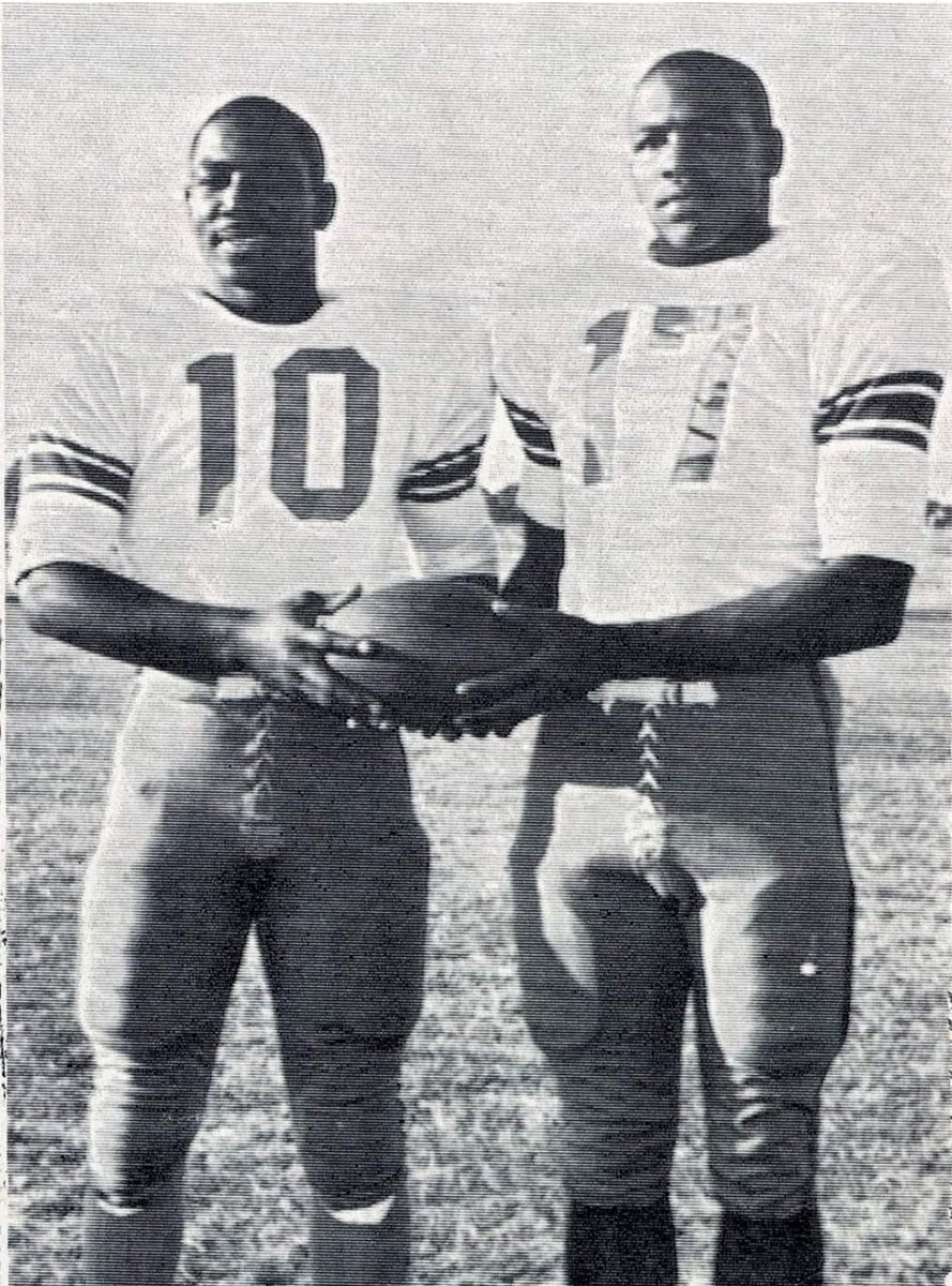 PVAMU's tweet photo. Fox Sports: Three PVAMU alumni helped change pro football in late 1960s:
https://t.co/RHmTkO4AAz

#AAHM #BHM #PVAMUHistory #PVintheNews
🐾
Pictured: Otis Taylor and Jim Kearney, Prairie View, 1964 https://t.co/2zzDmiCZ9X