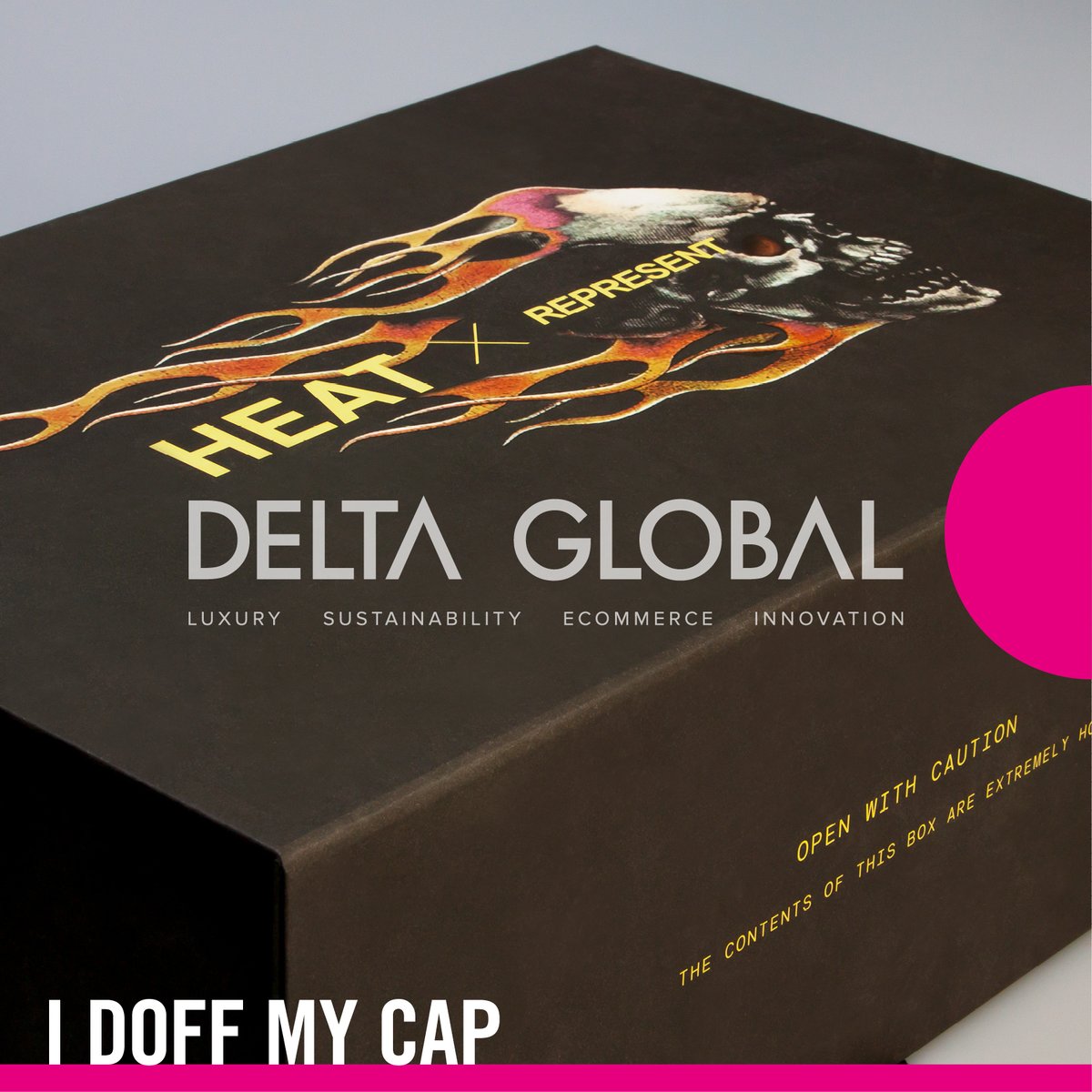 This week's #IDoffMyCap goes to @BoxofHeat. Heat has made luxury items more accessible to a younger generation and their efforts towards sustainability are admirable, from their @WeRDeltaGlobal packaging, to tackling the issue of waste. Find out more: bit.ly/3aOcTIZ
