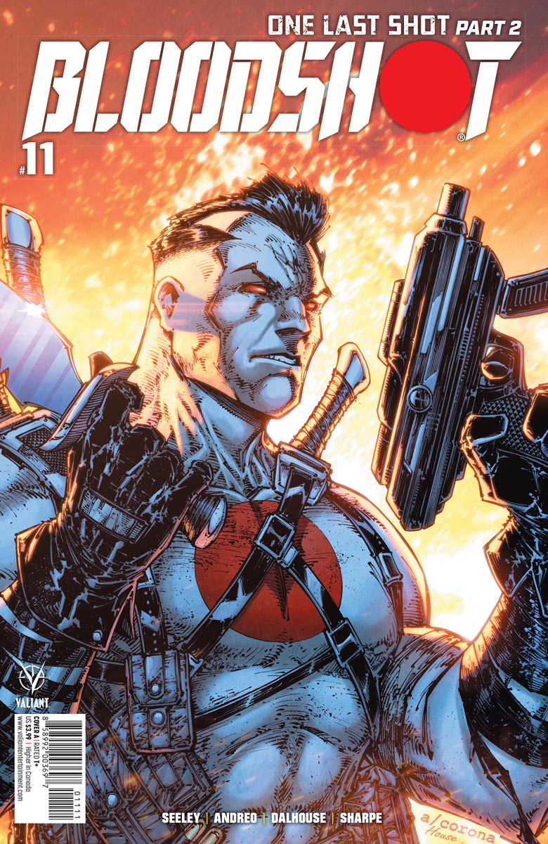 ValiantComics's tweet photo. Out today!

"ONE LAST SHOT" rampages on in #BLOODSHOT #11 from @HackinTimSeeley @ElectroCereal @adalhouse #DaveSharpe!

A new team, a returning villain, and it's all building to...well, you have to read to find out.

#NCBD https://t.co/60mYquer7a