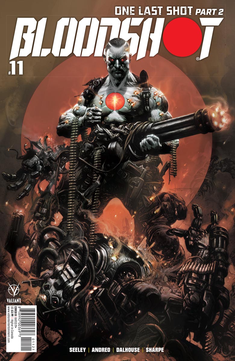 ValiantComics's tweet photo. Out today!

"ONE LAST SHOT" rampages on in #BLOODSHOT #11 from @HackinTimSeeley @ElectroCereal @adalhouse #DaveSharpe!

A new team, a returning villain, and it's all building to...well, you have to read to find out.

#NCBD https://t.co/60mYquer7a