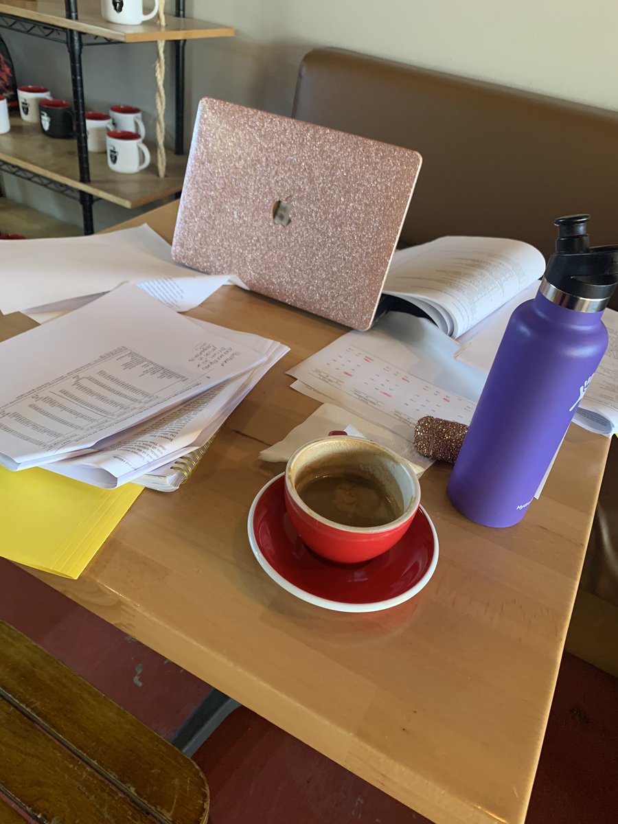 JennWBourgeois's tweet image. I’m that person that calls my favorite coffee shop to make sure no one is sitting at my favorite table. The first table is where the magic happens. #Dissertating #TrynaGraduate