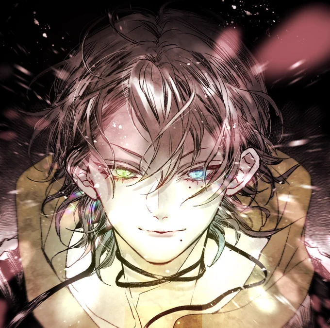 #自分が創作で禁止されたら死亡するもの

これ!!!絶対これだ!!!!謎の白の散らしてる点!!!!オーバーレイとかでいい感じに馴染むし散らしとけばなんかいい感じになるこれ!!!!!!!!!!!!! 