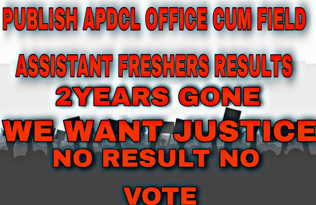 @CMOfficeAssam @AmitShah @HMOIndia Publish Apdcl ocfa fresh results###no results no vote for bjp