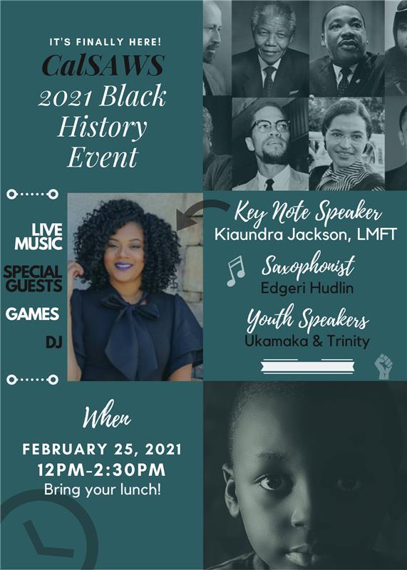 KiaundraJackson's tweet image. Can't wait to be the Keynote Speaker and impact the #CalSAWS employees for their Black History month event