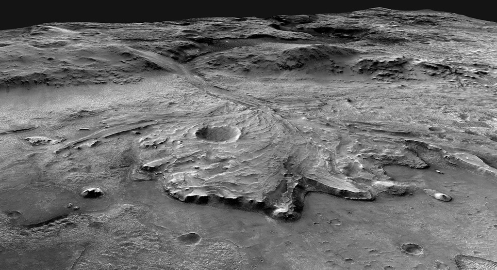 NuZuDu's tweet photo. #RT - Traversing Mars' Jezero Crater #picture of the day via NASA https://t.co/N7jHKCpD45 #NASA #NuZuDu #NewsYouDo https://t.co/w0SRxt9XHb