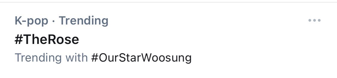 TheRoseInAR's tweet photo. 210224 | تاق #TheRose يرتفع في ترند السعودية مع تاق #OurStarWoosung https://t.co/wUOEakrXtO