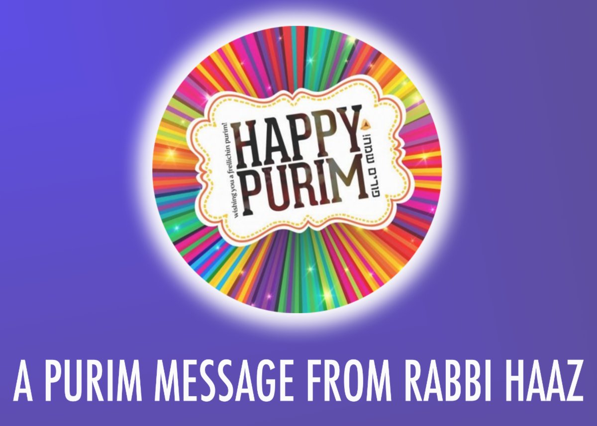 harzion's tweet photo. Reminder - Purim is Thursday and Friday! https://t.co/bWQMA6OHeO https://t.co/hB03s1z6kI