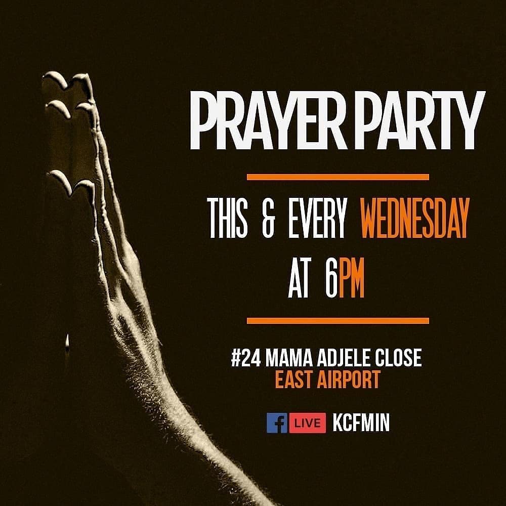 kcfmin's tweet photo. You don't want to miss Prayer Party tonight! 🔥🔥🔥

East Airport and Baatsonaa-Spintex start at 6pm sharp. Our Teshie branch meets at the Camp 2 School Park at 7pm. https://t.co/mIoF0ddOHU