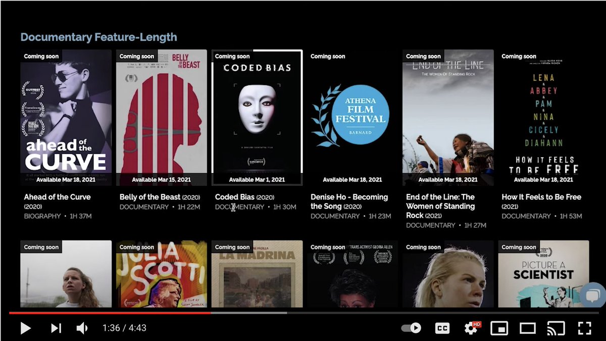 Athenafilmfest's tweet photo. This year, we're bring you a dynamic, #virtual experience that amplifies what we do really well here at #AthenaFF: showcase great films and build community. Here's a handy video to help you navigate the watch site and access your films 🎞️ https://t.co/ywYYihHdx0 https://t.co/MO63XP7kra