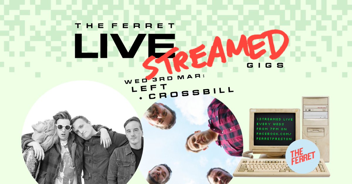 FerretPreston's tweet photo. Slight change of plan. Unfortunately Rook and The Ravens can't make it on 3rd March. Luckily for us, @we_are_Left  are legends and have jumped in to play. https://t.co/3WBqNnobFY