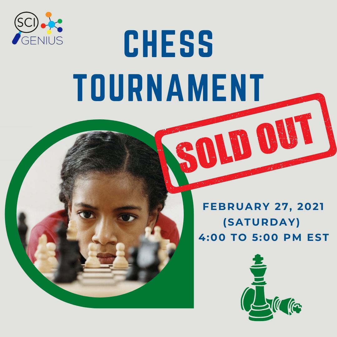 SciGenie's tweet photo. π£ We have sold out!!!! Yes you heard it here!!!
All tickets have been registered and the kids are getting ready for 2/27 and they cannot wait
#chess #scigenius #steameducation #tounament #tourney #ashburn #community #queensgambit #chessnotcheckers #chessmoves https://t.co/HVoOvWYNcO
