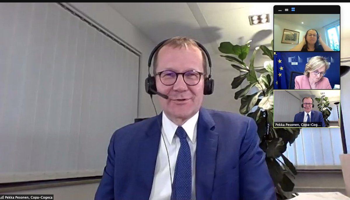 COPACOGECA's tweet photo. .@pekka_pesonen said during #CEFSwebinar, 'The agri-food & forestry sector needs to be able to count on incentives & investments towards more sustainable production methods & have access to smarter technologies while transitioning towards a resource efficient economy.' #Taxonomy https://t.co/zmYNMW7ilv