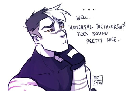 He may or may not be planning something much bigger than just causing chaos and corruption in the regions....