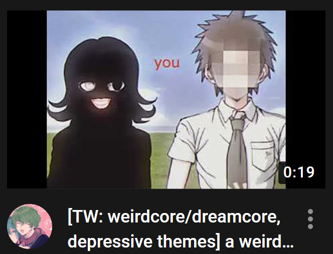 My comforts as Weirdcore/Dreamcore characters : r/danganronpa