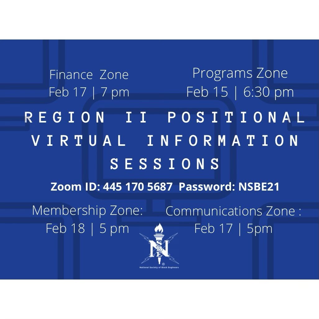 Region II • NSBE tweet media