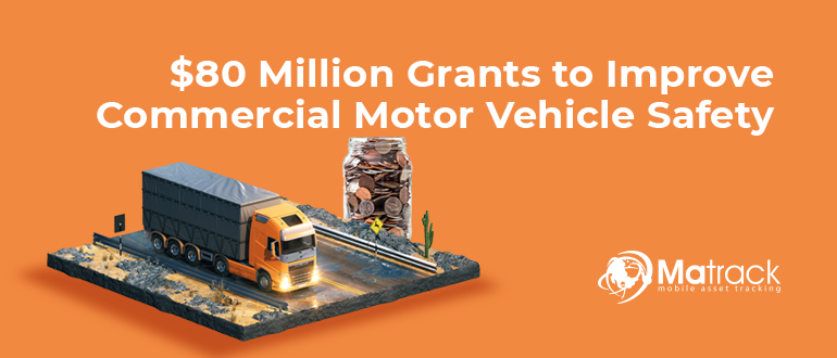 matrackinc's tweet photo. The U.S. Department of Transportation’s FMCSA has announced an award of nearly 80 million in grants to state and educational institutions to enhance the safety of commercial motor vehicle. READ MORE https://t.co/cMc3NjJjYb #fmcsa #grants #fund https://t.co/aWAiLqJJ1r