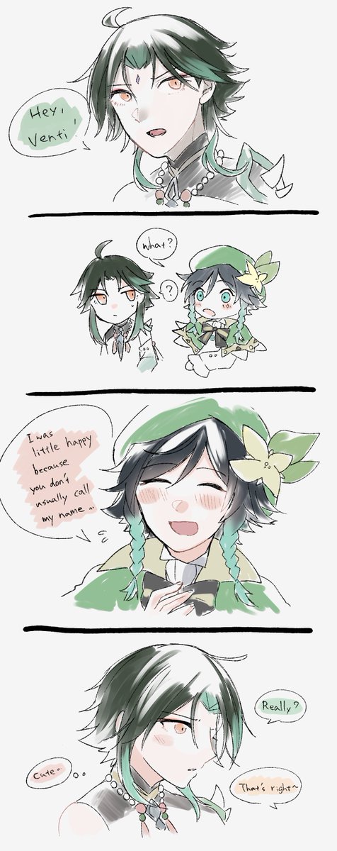 普段名前呼ばれ慣れないとドキっとしちゃうあれかわいい
※I'm not very good at English.
#xiaoven #魈ウェン 