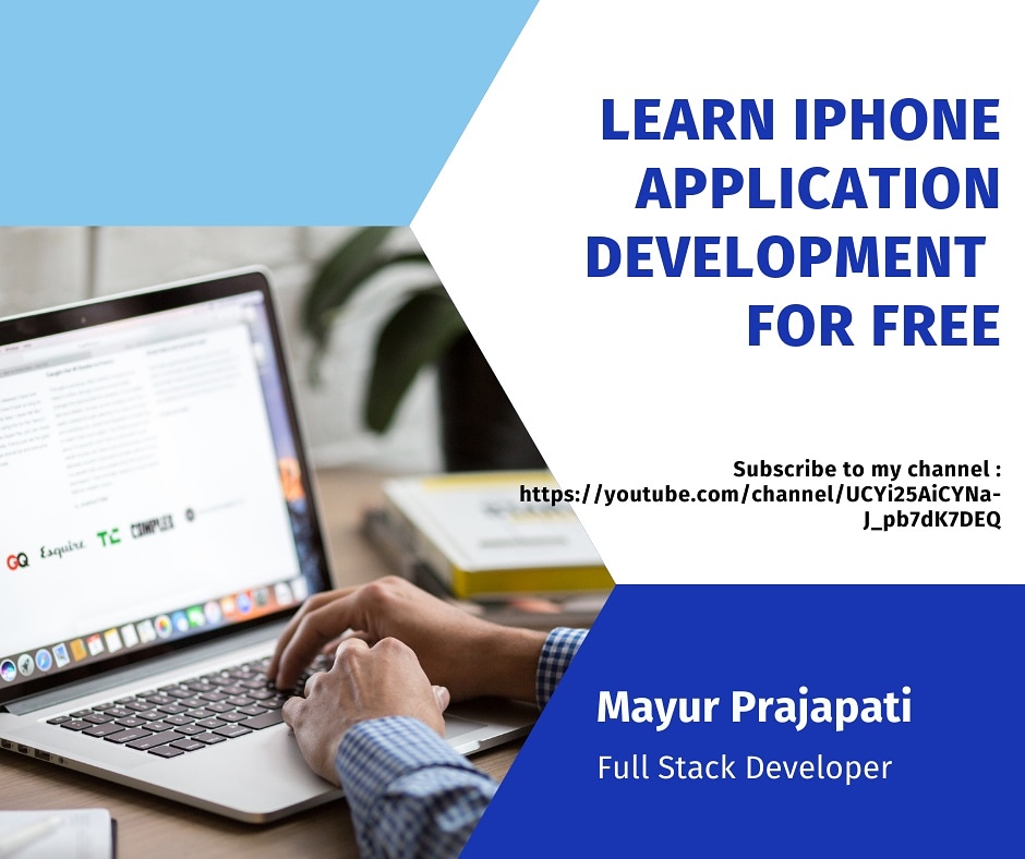 Mayur_iOS's tweet image. Contact me for more queries. More technologies will soon Introduced so Subscribe and stay connected for more upcoming videos.
#freecoding #learniphoneappdevelopment #swiftui #becomefullstackdeveloper #iphone #learningfromhome