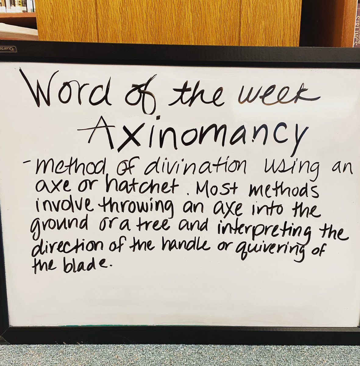 BrandonLibrary's tweet image. Word of the week! #wordoftheweek #brandonlibrary